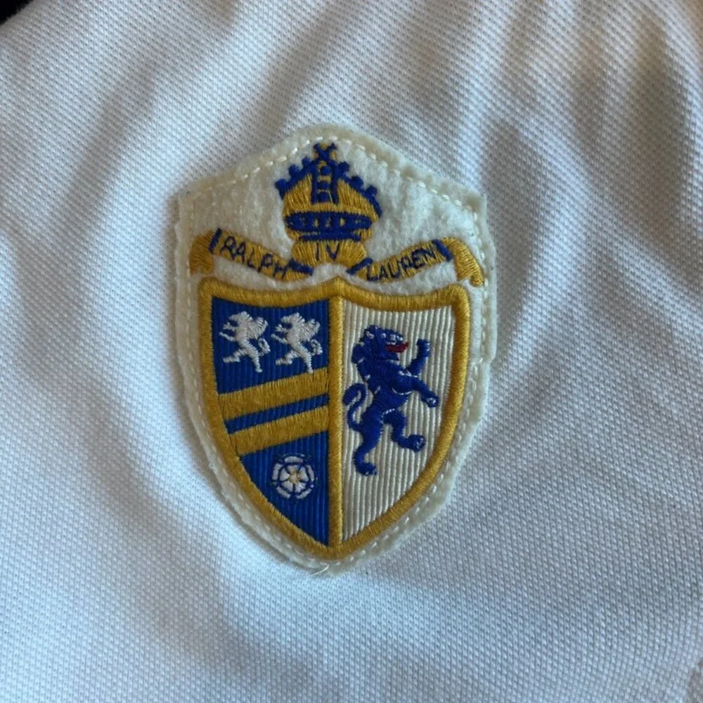 Rugby Ralph Lauren men's white mesh polo shirt, XS - Picture 4 of 8